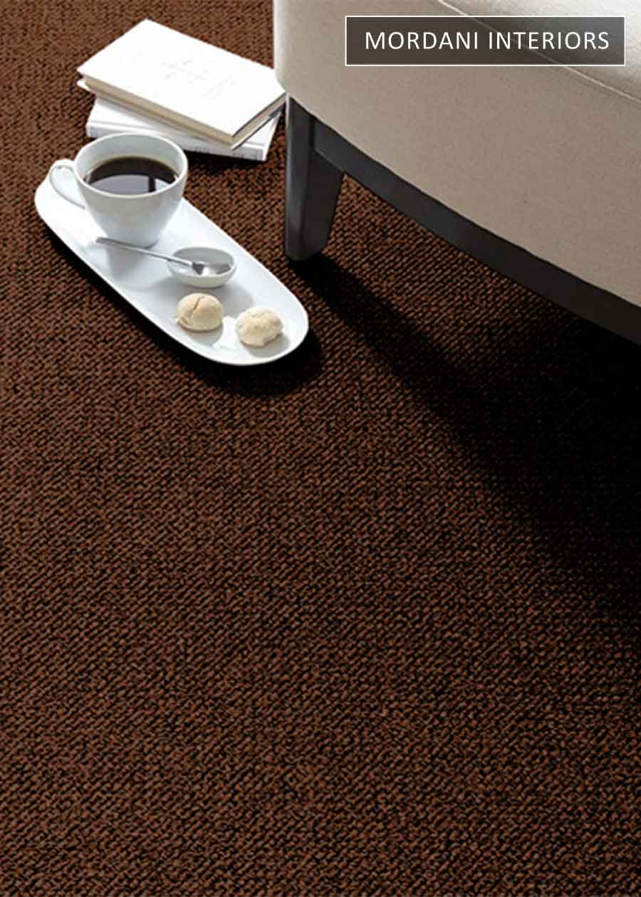 Dark Brown Hego Rush Wall to Wall Carpet